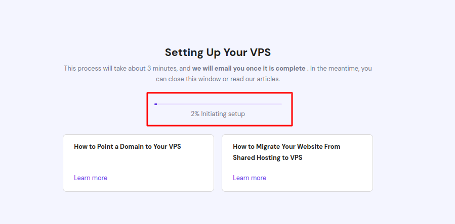 Create a VPS in Hostinger