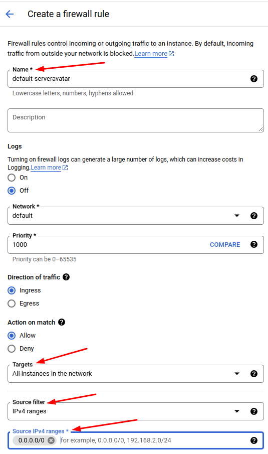 Create a VM Instance in Google Cloud