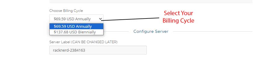 Create a VPS in Racknerd