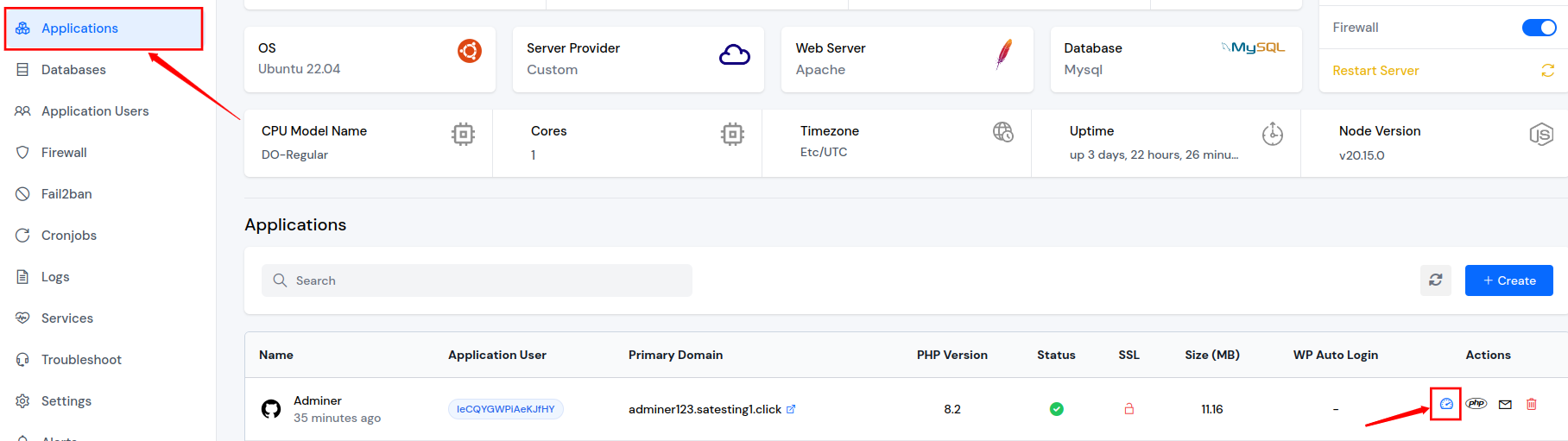 Install and Setup Adminer DB on Cloud using ServerAvatar