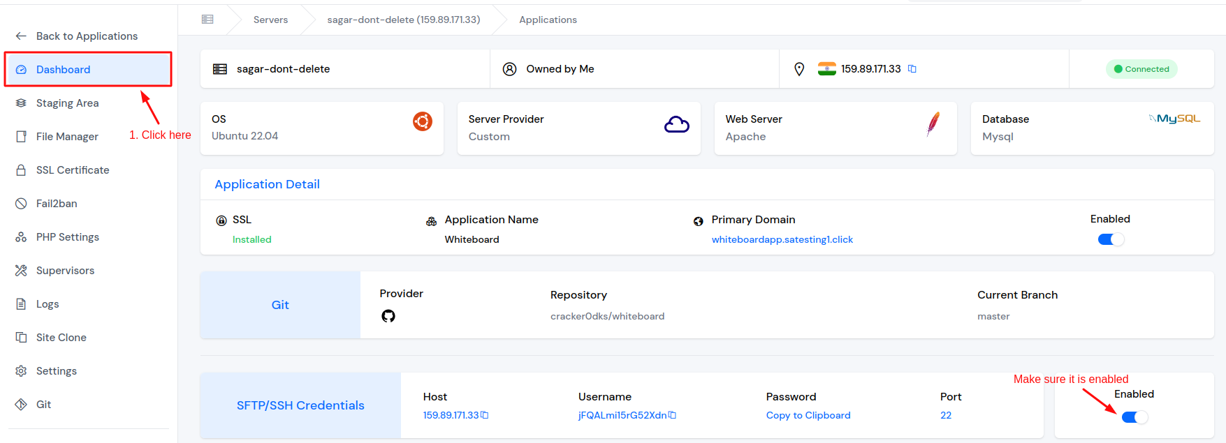 Install and Setup Whiteboard on Cloud using ServerAvatar