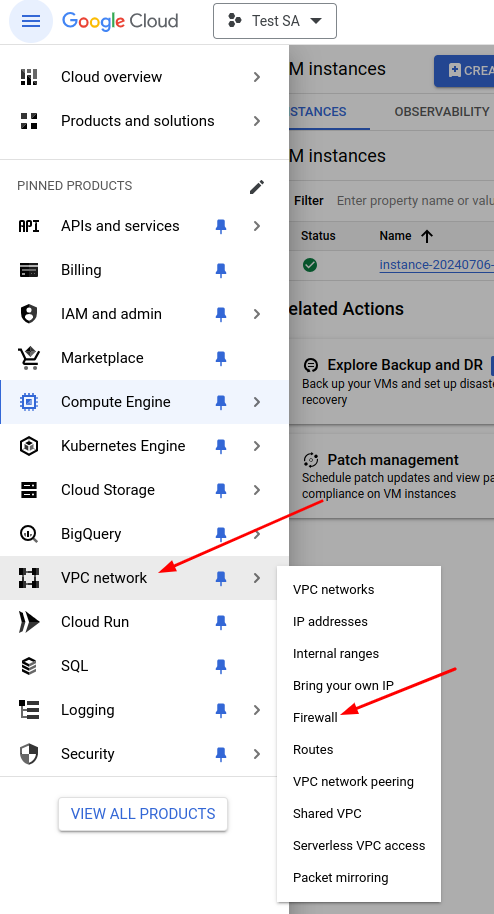 Create a VM Instance in Google Cloud