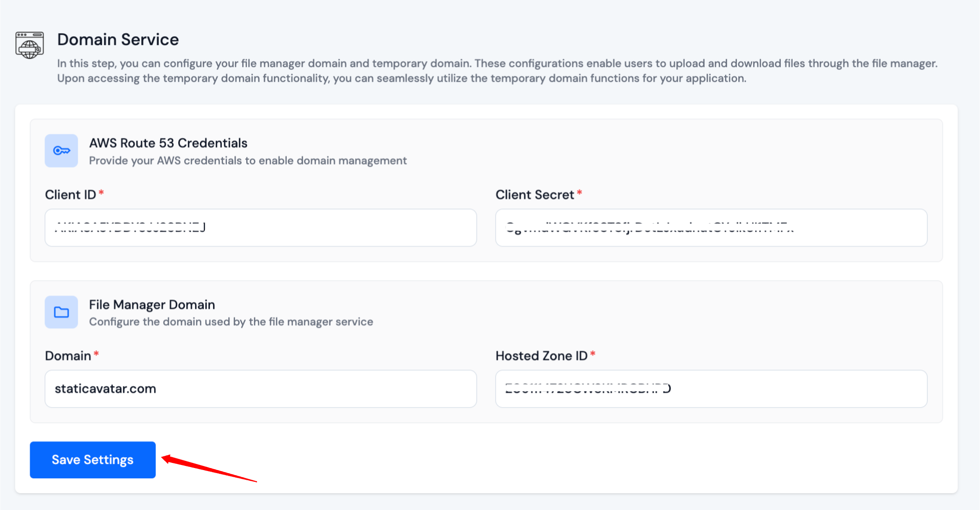 Add Credentials