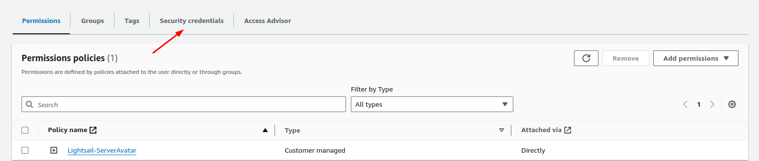 AWS Lightsail - User