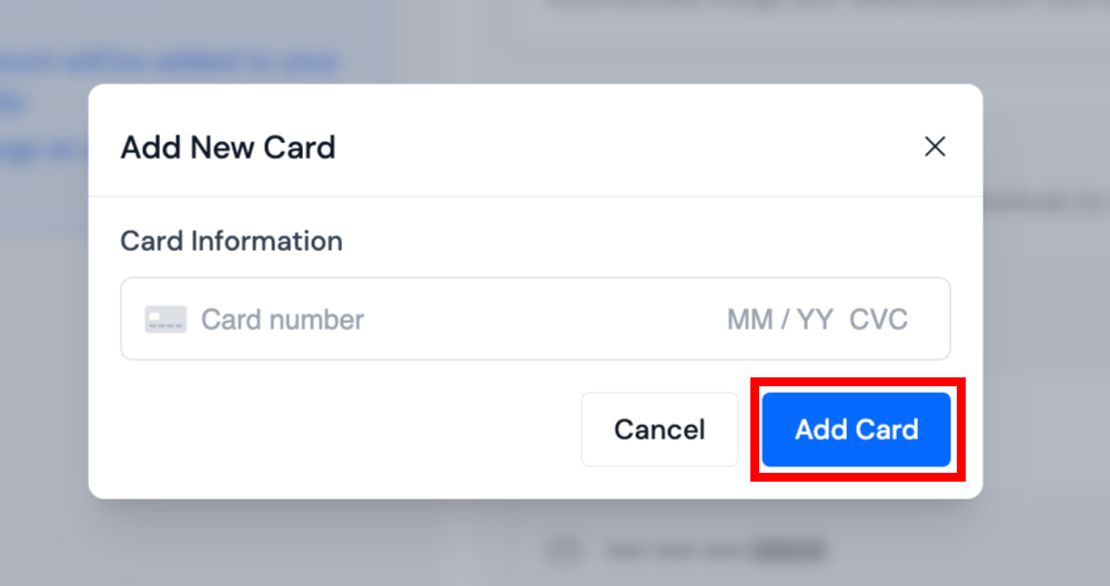 Add Card