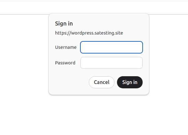 Basic Authentication Prompt