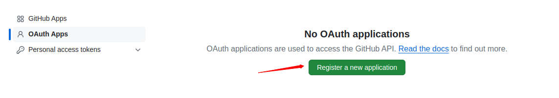 Create Oauth Application