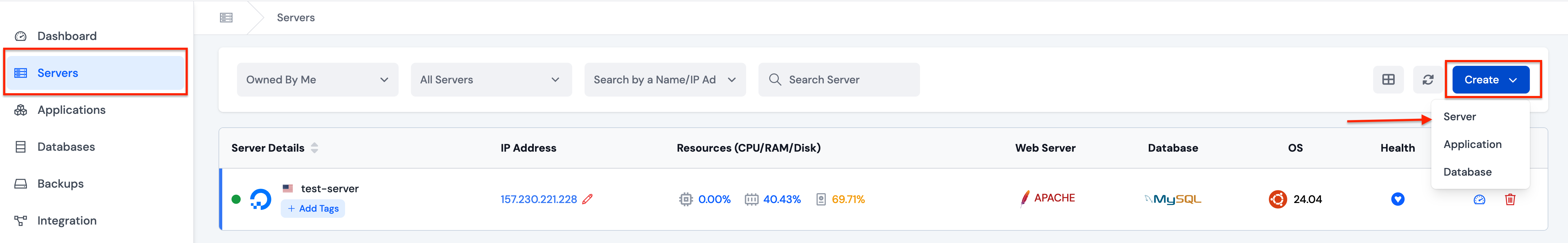 Create Server