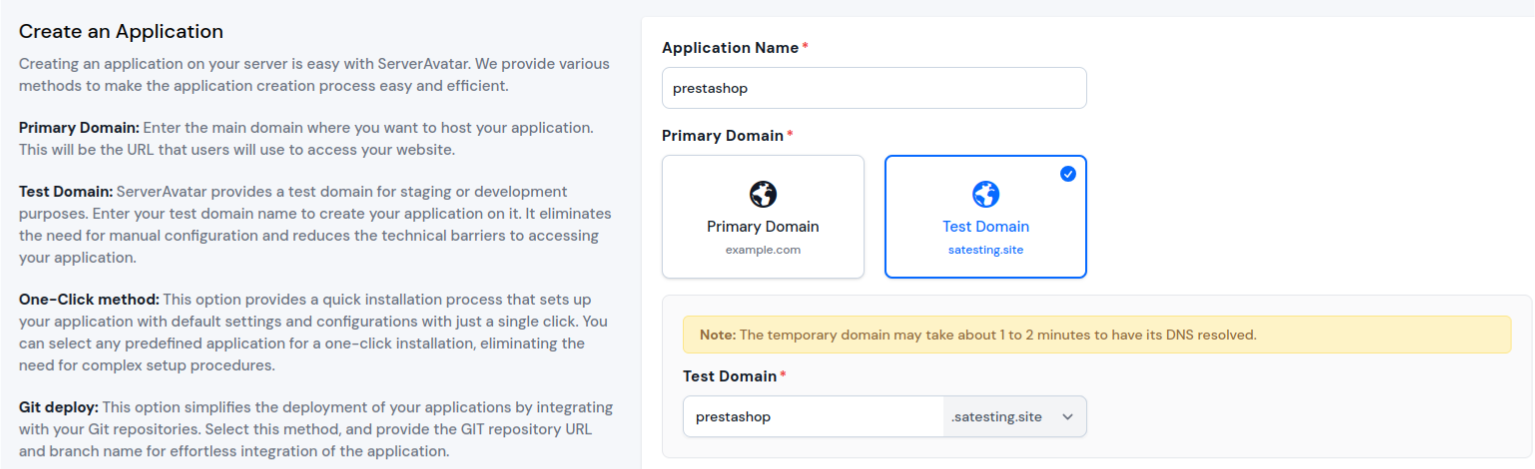 Application - Basic Details