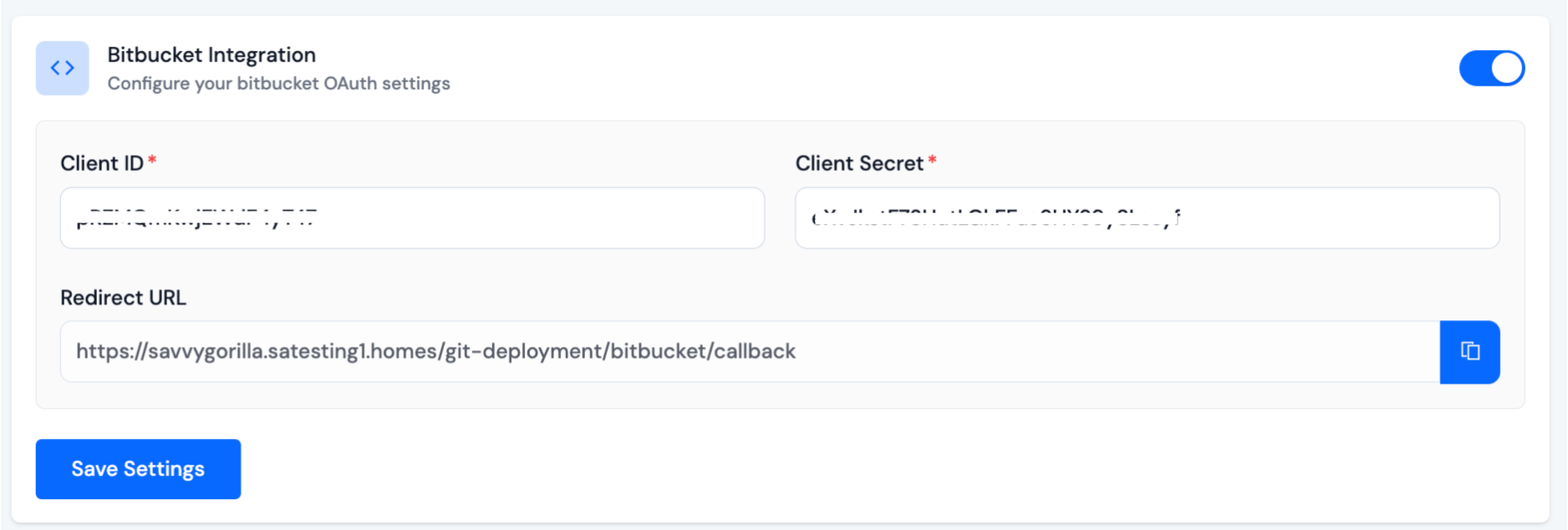Save Credentials