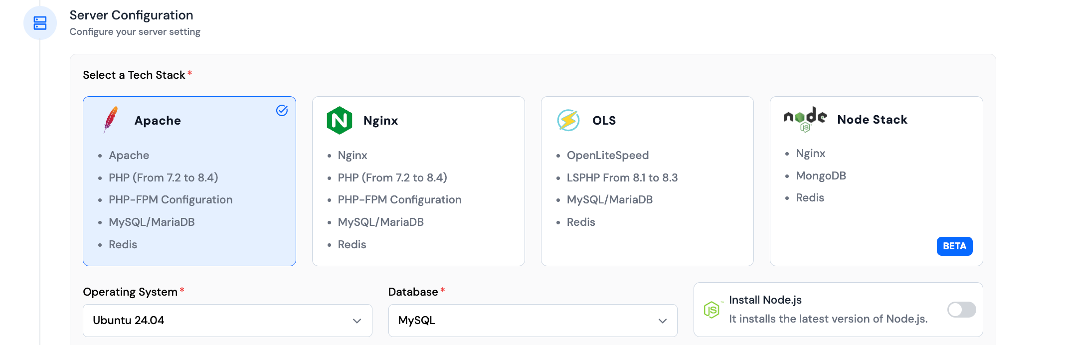 Vultr Installation