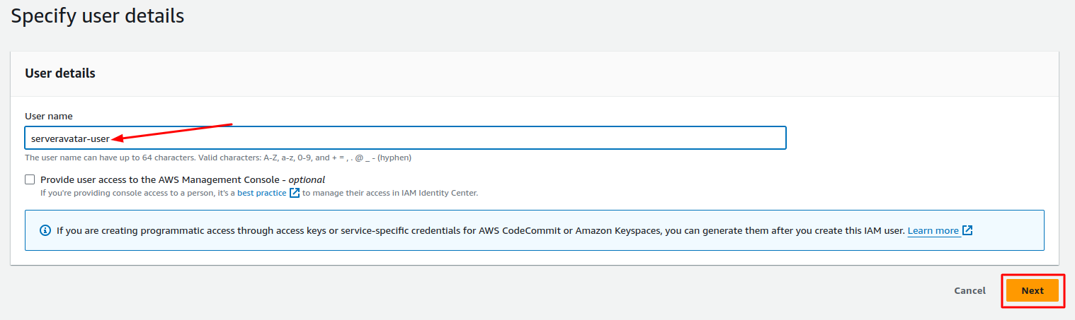 AWS Lightsail - User