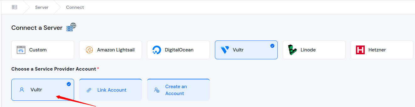 vultr installation