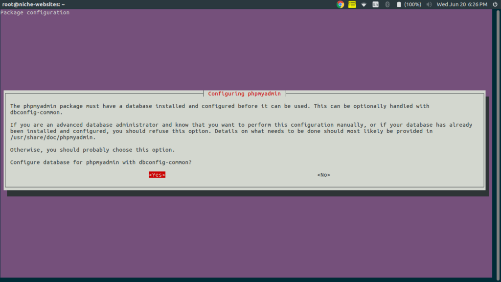 Installing PHPMyAdmin on Ubuntu 16.04