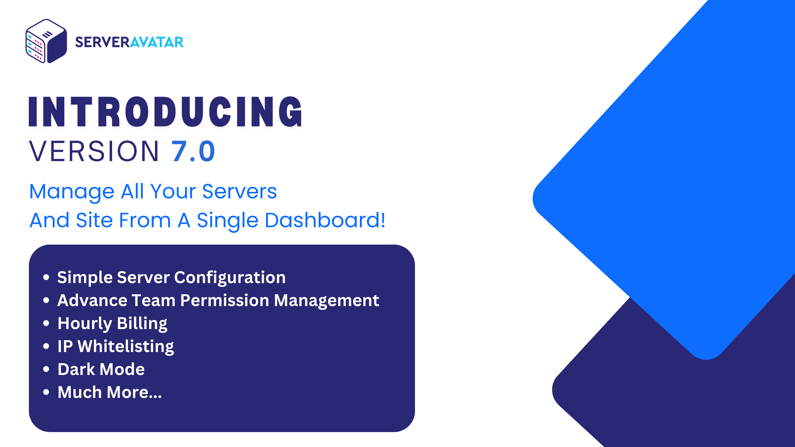 Introducing ServerAvatar v7.0: With Introductory discount code ...