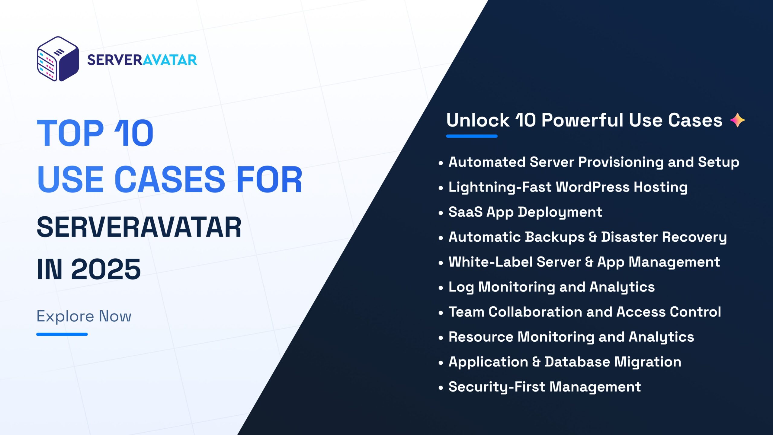 Top 10 use case of Serveravatar