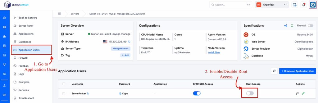 Application User