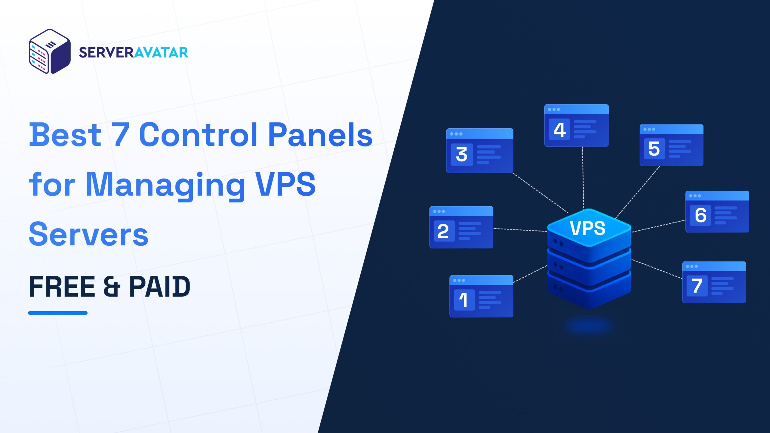 Best 7 Control Panels for Managing VPS Servers (Free & Paid)