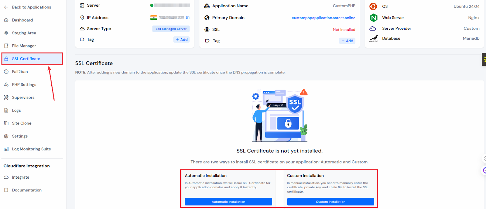 SSL Certificate - ServerAvatar