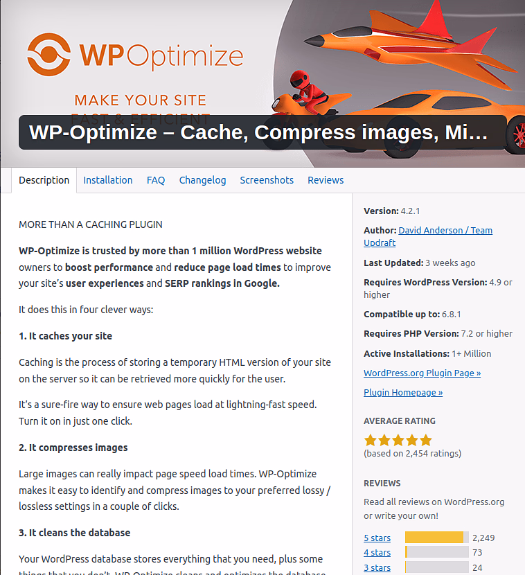 WP-Optimize - ServerAvatar