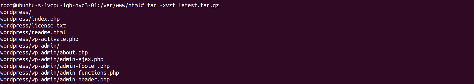 Move all the files and directories inside the WordPress folder