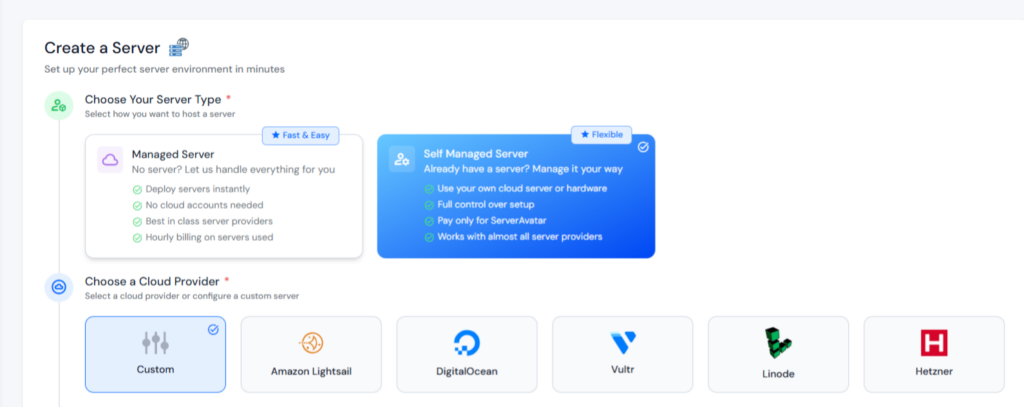 Create Server