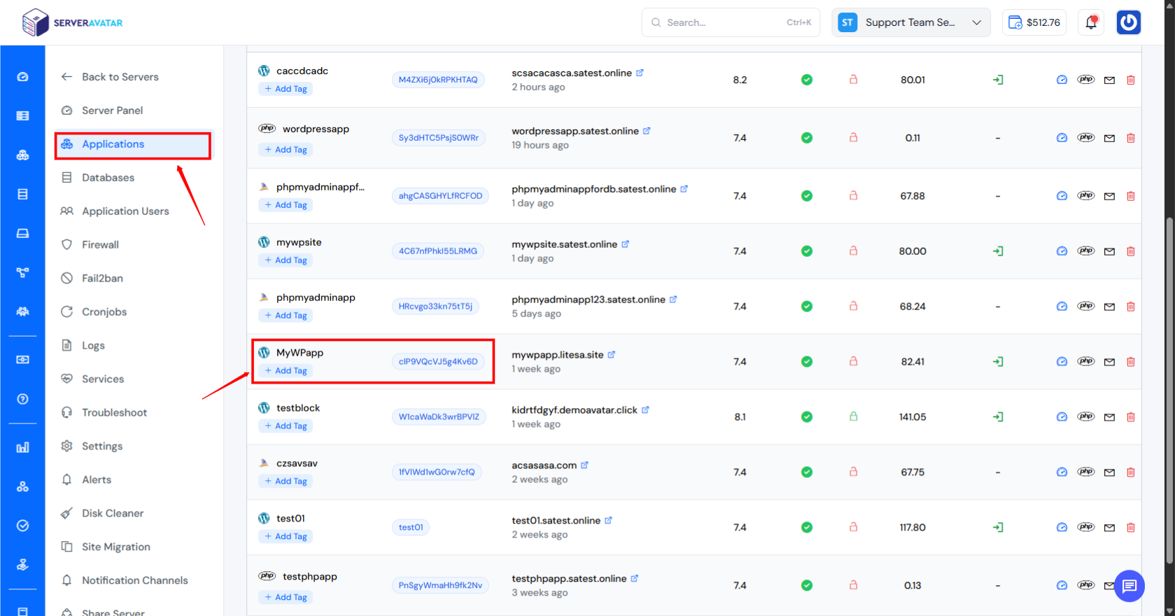 WordPress Application
