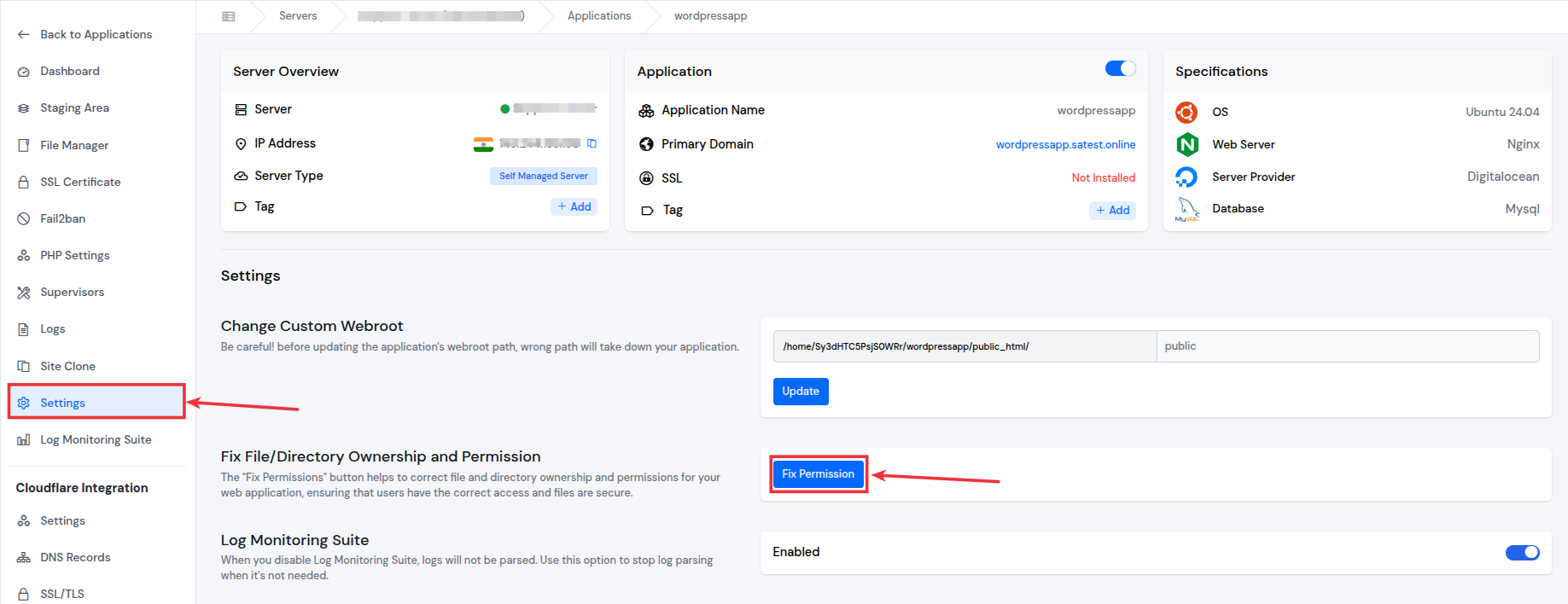 Fix Permission For Application