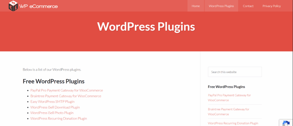 WP ECommerce