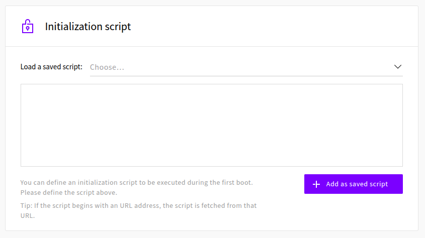 Initialization Script