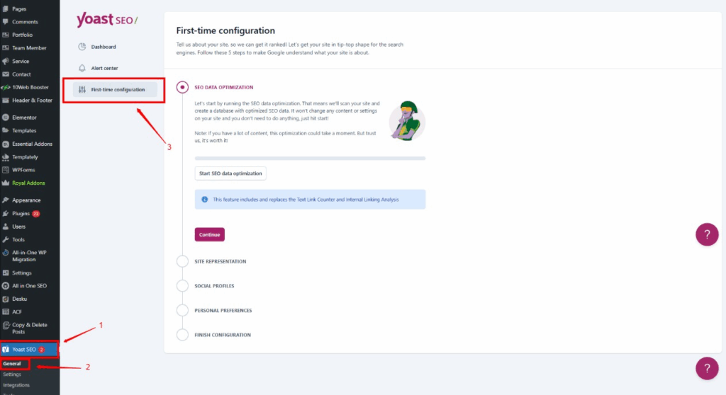 Yoast SEO Setup