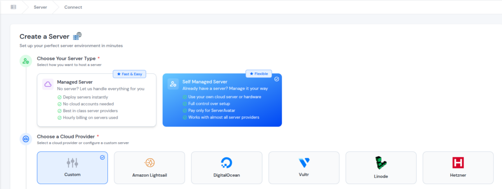 Create Server