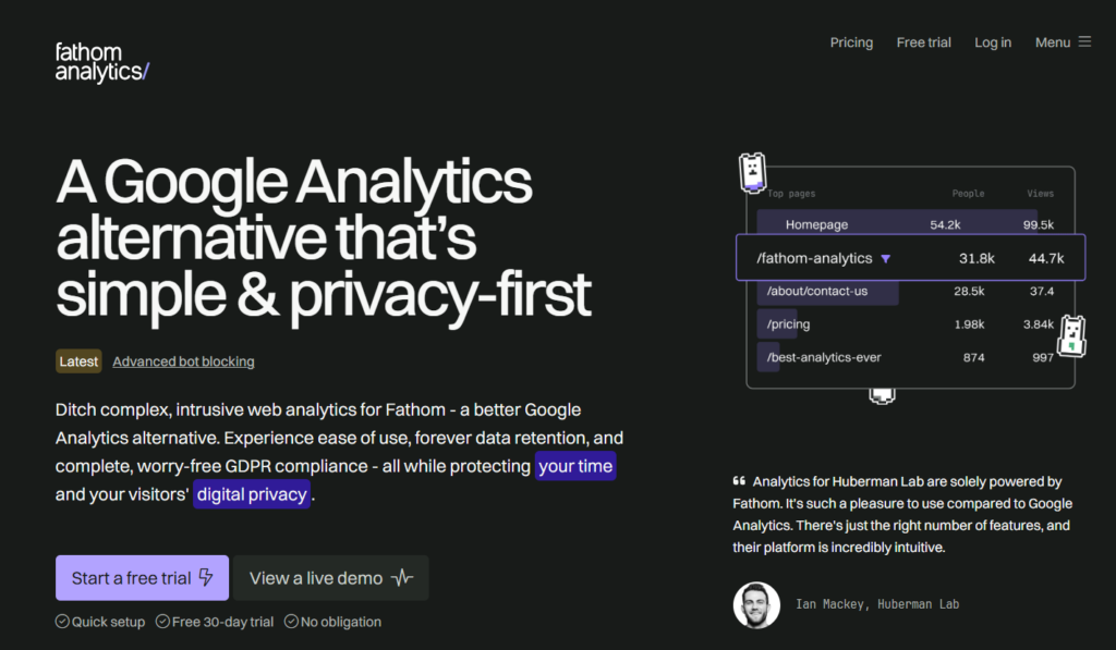 Fathom Analytics