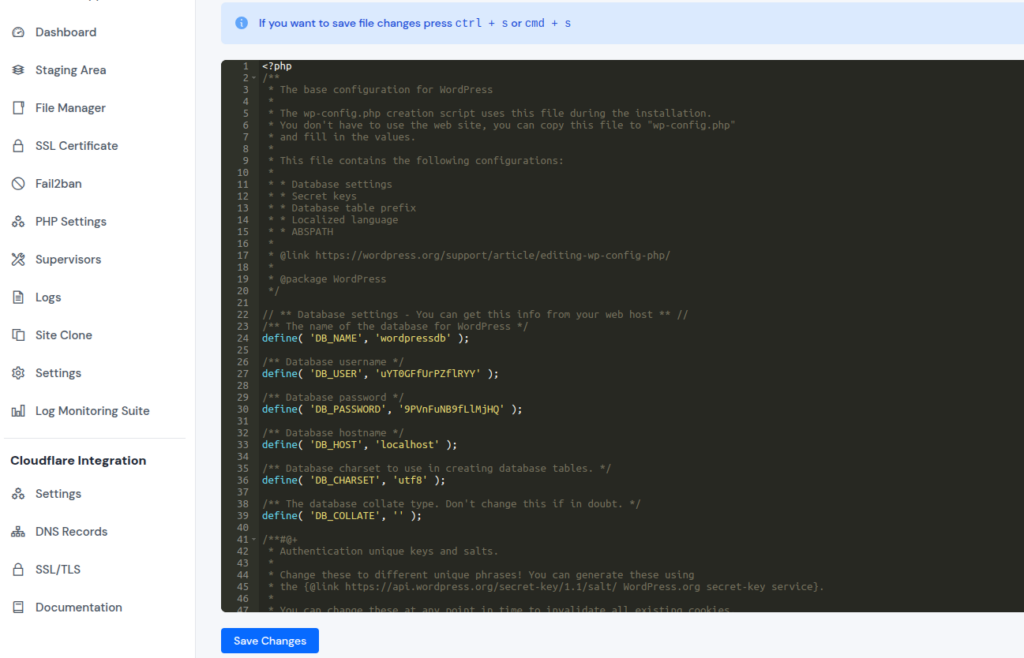 Wp-Config File