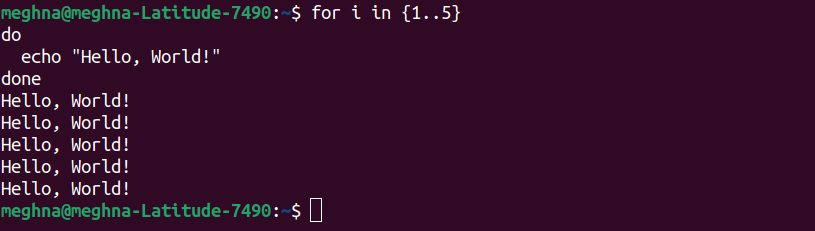 Print Hello World