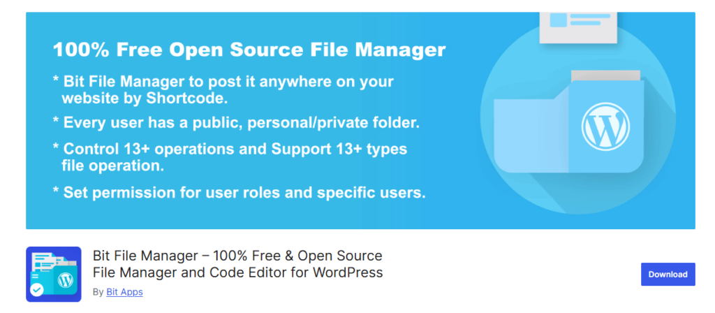 WordPress file manager plugins