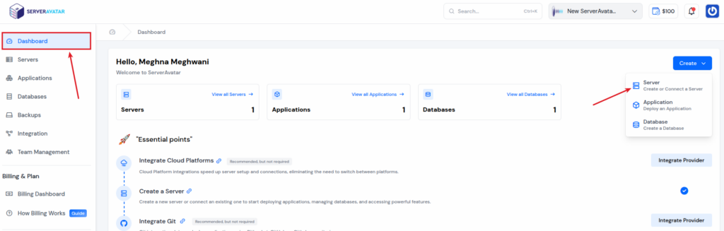 Create VPS 