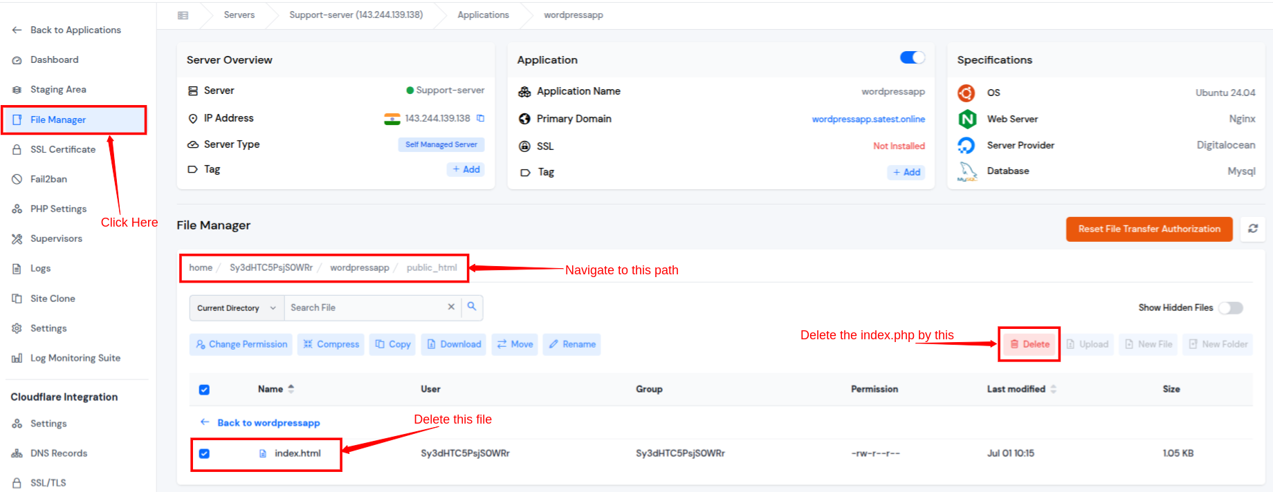 File Manager