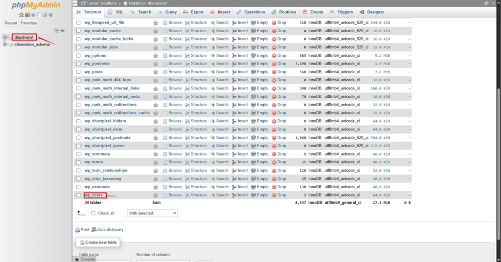 phpMyadmin