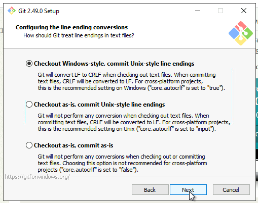 Configur Line Endings-ServerAvatar