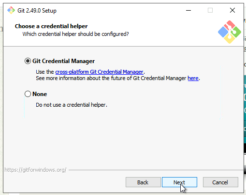 Git Credential-ServerAvatar