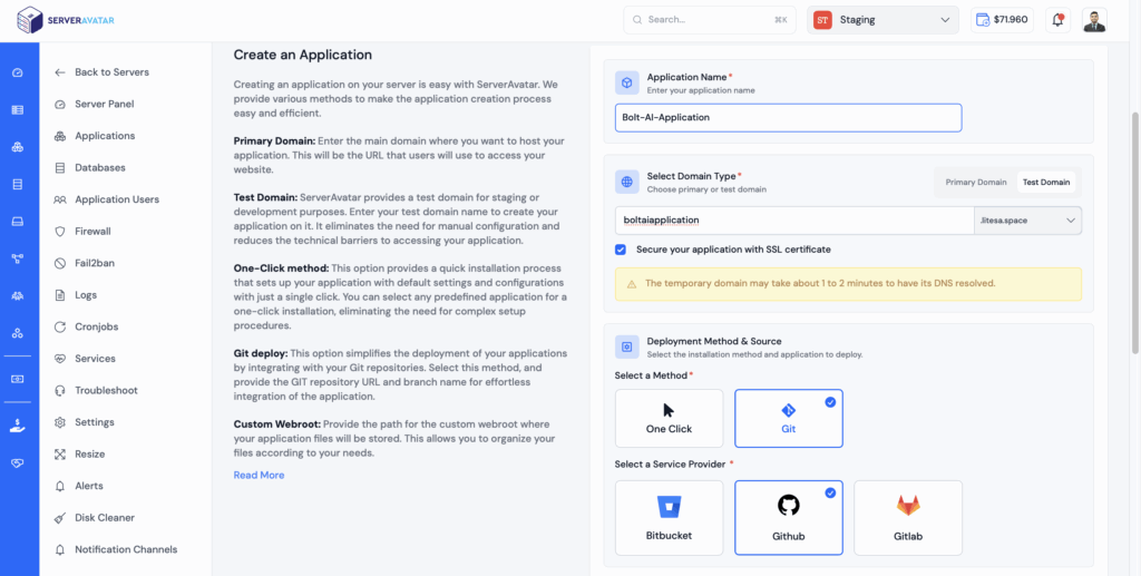 GitHub Repositoty-ServerAvatar