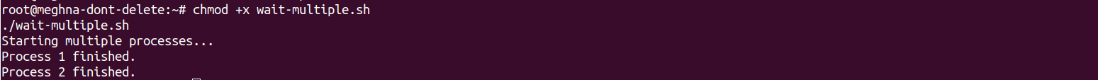 How to Use the wait Command in Bash