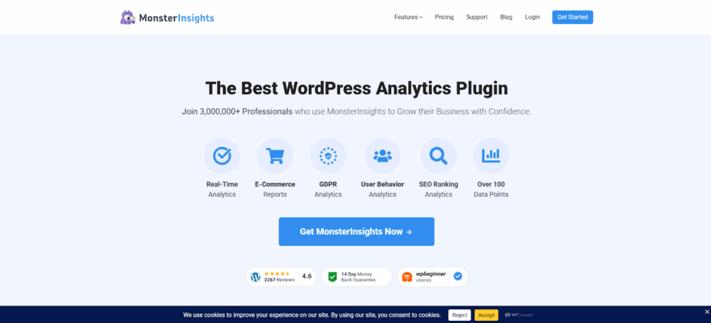 MonsterInsights with AI Insights - ServerAvatar