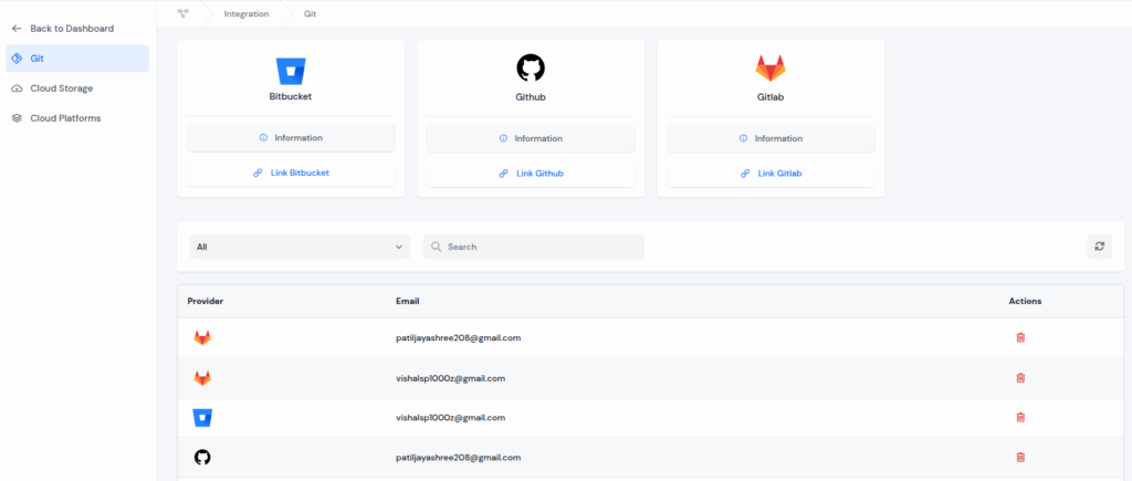 Git Integrate - ServerAvatar