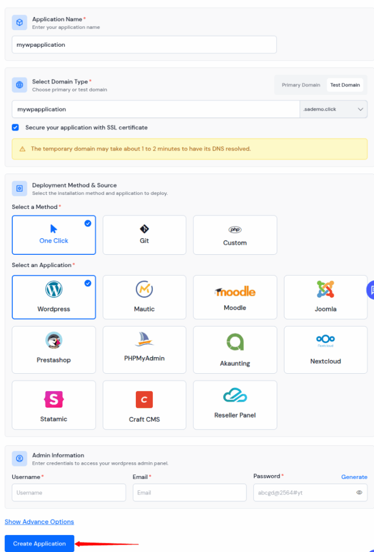 WordPress Installation - ServerAvatar 