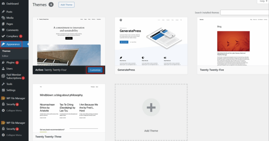 Wordpress Theme - ServerAvatar