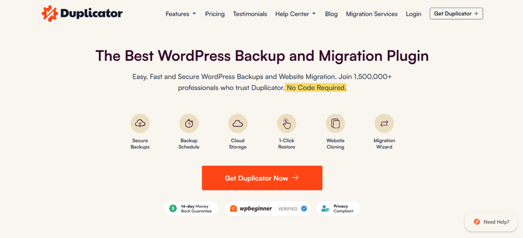 wordpress migration plugins - ServerAvatar