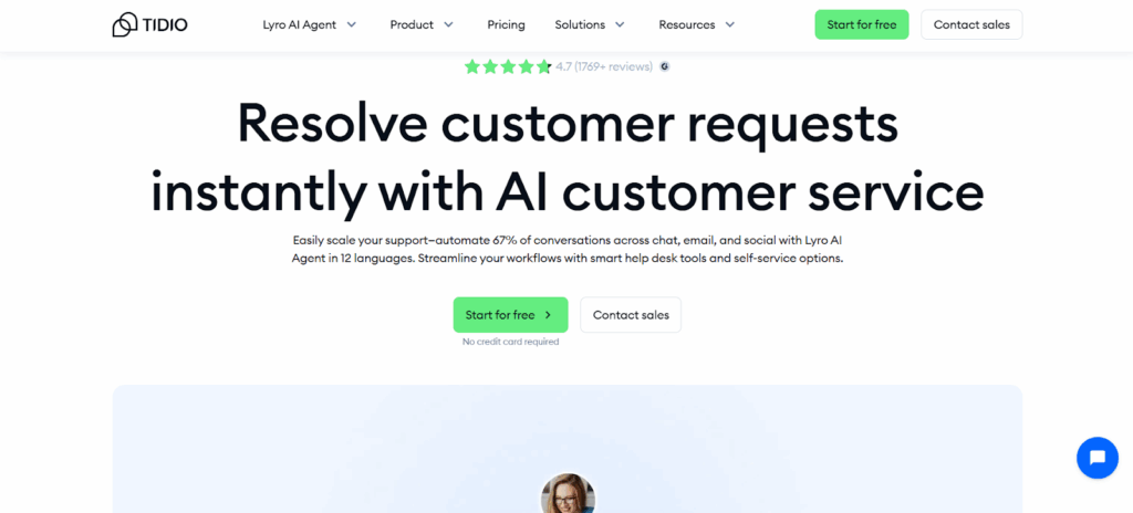 Tidio Live Chat with AI Bot - ServerAvatar