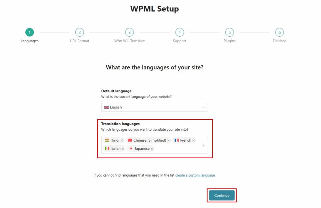 WPML Setup - ServerAvatar